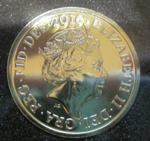Load image into Gallery viewer, 2016 Last Round Pound BU £1 One Pound Coin - Upside Down Edge Inscription
