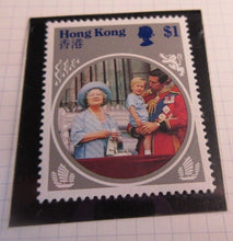 Load image into Gallery viewer, 1985 HMQE QUEEN MOTHER 85th ANNIV COLLECTION HONG KONG STAMPS ALBUM SHEET
