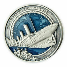 Load image into Gallery viewer, 2021 REMEMBERING RMS TITANIC 35th Anniv 3 Oz Silver Coin 10$ 085 0F 999 COA
