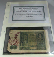 Load image into Gallery viewer, WWII POLISH GERMAN BANK NOTE 1941 KROKOW 50 ZLOTYCH VERY RARE INVASTION NOTE
