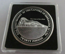 Load image into Gallery viewer, 2014 CAPTURE OF GIBRALTAR SILVER PROOF £20 TWENTY POUND COIN WITH BOX &amp; COA
