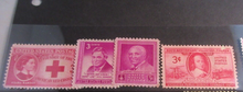 Load image into Gallery viewer, 1948 USA 12 X STAMPS MNH IN A CLEAR FRONTED STAMP HOLDER
