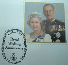 Load image into Gallery viewer, 1947-1997 THE ROYAL WEDDING ANNIVERSARY BUNC £5 COMMEMORATIVE COIN COVER PNC
