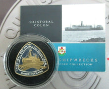 Load image into Gallery viewer, 2006/2007 ROYAL MINT Bermuda Triangular $3 Three Dollars Silver Proof Coins Coa
