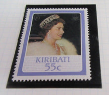 Load image into Gallery viewer, 1986 QUEEN ELIZABETH II 60TH BIRTHDAY KIRIBATI STAMPS &amp; ALBUM SHEET
