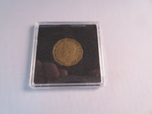 Load image into Gallery viewer, 1946 GEORGE VI BRASS THRUPENCE THREE PENCE KEY DATE HOUSED IN QUAD CAPSULE CC2
