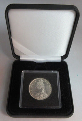 1887 VICTORIA FLORIN TWO SHILLINGS JUBILEE BUST aUNC BEAUTIFULLY BOXED