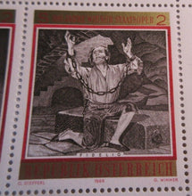 Load image into Gallery viewer, 1869-1969 REPUBLIK OSTERREICH 100 JAHRE WIENER STAATSOPER BLOCK OF 8 STAMPS MNH
