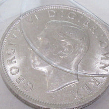 Load image into Gallery viewer, 1942 KING GEORGE VI SILVER HALFCROWN 1/2 CROWN BUNC FULL LUSTER SPINK 4080 B CcA
