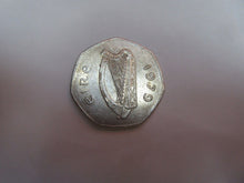 Load image into Gallery viewer, 1979 Ireland EIRE 50 PENCE Coin reverse WOODCOCK obverse Harp BUNC
