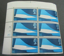 Load image into Gallery viewer, 1969 CONCORDE NOSE &amp; TAIL GENTLEMAN HARRISON 1/6 6 STAMPS MNH
