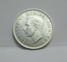 Load image into Gallery viewer, 1945 GEORGE VI SILVER HALF CROWN SPINK REF 4080 UNC QUAD CAP BOXED WITH COA A7
