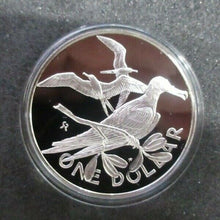 Load image into Gallery viewer, 1974 BRITISH VIRGIN ISLANDS SILVER PROOF CROWN SIZED $1 DOLLAR FRIGATE BIRD
