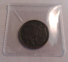 Load image into Gallery viewer, 1835 ONE QUARTER ANNA COIN CALCUTTER MINT EAST INDIA COMPANY IN CLEAR FLIP
