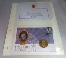 Load image into Gallery viewer, EDWARD III HISTORY OF THE MONARCHY PNC, FIRST DAY COVER,STAMPS &amp; INFORMATION SET

