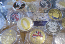 Load image into Gallery viewer, 2010 - 2016 CROWNS &amp; CROWN SIZED MEDALlIONS GOLD &amp; SILVER PLATED &amp; OR COLOURIZED
