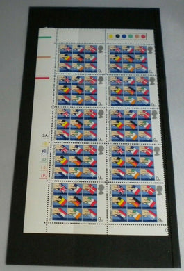 1979 EUROPEAN ASSEMBLY ELECTIONS 9p BLOCK OF 10 STAMPS MNH & TRAFFIC LIGHTS