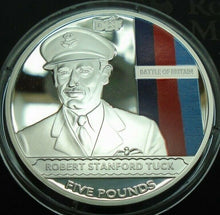 Load image into Gallery viewer, 2010 BATTLE OF BRITAIN .925 SILVER PROOF £5 COIN GUERNSEY JERSEY &amp; COOK ISLANDS
