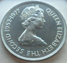 Load image into Gallery viewer, 1952-1977 THE ROYAL SILVER JUBILEE QEII - 1952-1977 25 PENCE CROWN COIN PNC
