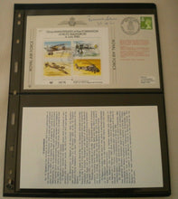 Load image into Gallery viewer, 1989 72nd ANNIVER FORMATION OF NO.72 SQUADRON G/C SHEEN SIGNED FLOWN STAMP COVER
