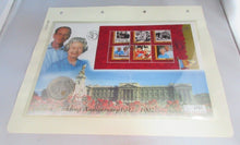 Load image into Gallery viewer, 1947-1997 GOLDEN WEDDING ANNIVERSARY SP GUERNSEY £5 CROWN COVER PNC
