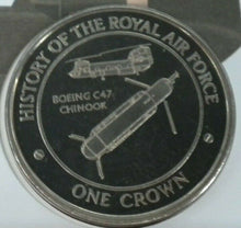 Load image into Gallery viewer, 2008 BOEING CH-47 CHINOOK HISTORY OF THE R/A FORCE PROOF 1 CROWN  COIN COVER PNC
