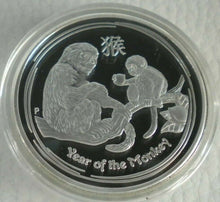 Load image into Gallery viewer, YEAR OF THE MONKEY ELIZABETH II AUSTRALIA 2016 SILVER PLATED MEDAL
