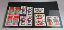 Load image into Gallery viewer, VARIOUS CHRISTMAS STAMPS X 13 MNH 1968 &amp; 1969 IN CLEAR FRONTED STAMP HOLDER
