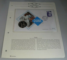 Load image into Gallery viewer, DIANA PRINCESS OF WALES 1961-1997 SILVER PROOF 1998 1000 KWACHA COIN COVER PNC
