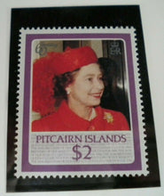 Load image into Gallery viewer, QUEEN ELIZABETH II THE 60TH BIRTHDAY OF HER MAJESTY PITCAIRN ISLANDS STAMPS MNH
