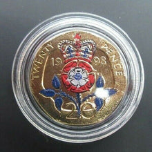 Load image into Gallery viewer, UK Queen Elizabeth II Gold Rhodium Platinum Enamelled coins 1 PENNY FLORIN ECT
