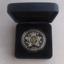Load image into Gallery viewer, Lifetime of Service Elizabeth &amp; Philip Silver Proof Piedfort TDC £5 Coin Box/COA
