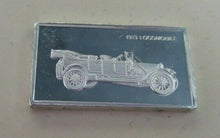 Load image into Gallery viewer, 1913 LOCOMOBILE 15mm X 10mm 1.60gram SILVER INGOT WITH INFORMATION SLIP
