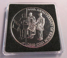 Load image into Gallery viewer, 1952-1992 40TH ANNIVERSARY OF REIGN BUNC 50P FIFTY PENCE CROWN COIN BOX &amp; COA
