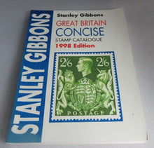 Load image into Gallery viewer, 1998 STANLEY GIBBONS GREAT BRITAIN CONCISE STAMP CATALOGUE PAPERBACK
