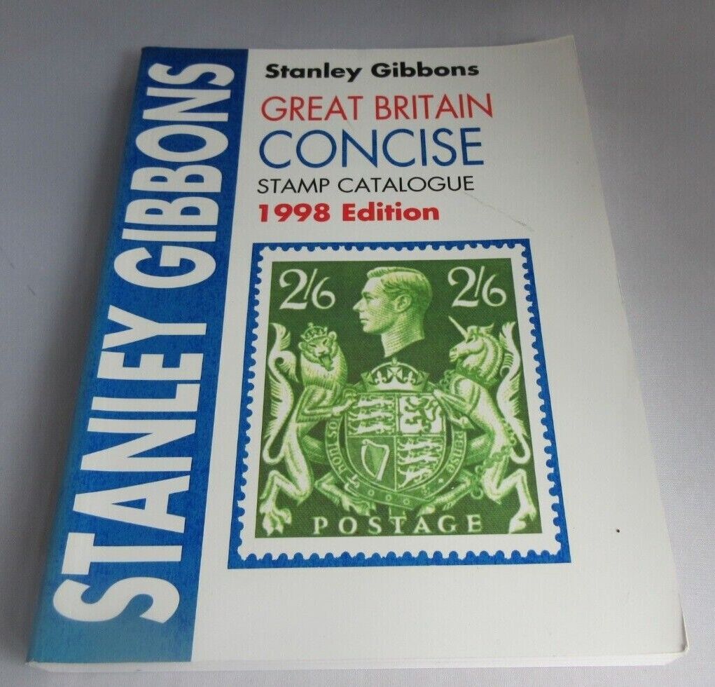 1998 STANLEY GIBBONS GREAT BRITAIN CONCISE STAMP CATALOGUE PAPERBACK