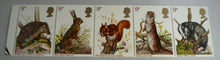 Load image into Gallery viewer, 1977 BRITISH WILDLIFE 9p BLOCK OF 5 STAMPS MNH
