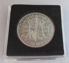 Load image into Gallery viewer, 1944 KING GEORGE VI BARE HEAD EF+ .500 SILVER HALF CROWN COIN BOXED WITH COA
