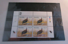 Load image into Gallery viewer, 1997 NAMIBIA HELMETED GUINEAFOWL BLOCK OF 4  N$1.20 STAMPS MNH
