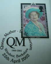 Load image into Gallery viewer, 1900-2002 HER MAJESTY QUEEN ELIZABETH THE QUEEN MOTHER MEMORIAL £5 COINCOVER PNC
