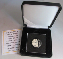 Load image into Gallery viewer, 2009 QEII SHIELD SECTION SILVER PROOF 1P ONE PENNY COIN IN BOX WITH COA
