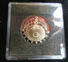 Load image into Gallery viewer, 2000 MILLENNIUM TURKS &amp; CAICOS GOLD &amp; SILVER 25 CROWN COIN BOX/COA
