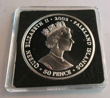 Load image into Gallery viewer, 2002 QEII GOLDEN JUBILEE THREE GENERATIONS 50P CROWN SILVER COLOURED PROOF BOXED
