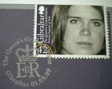 Load image into Gallery viewer, 2009 QE II&#39;S ROYAL GRANDCHILDREN PRINCESS EUGENIE STAMP COVER/ 4 MNH STAMPS/INFO
