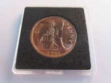 Load image into Gallery viewer, 1953 QUEEN ELIZABETH II PROOF BRONZE ONE PENNY COIN IN QUADRANT CAPSULE
