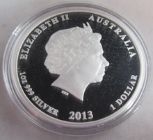 Load image into Gallery viewer, 2013 QEII HRH PRINCE GEORGE 1OZ SILVER PROOF COIN IN ORIGINAL BOX WITH COA
