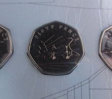 Load image into Gallery viewer, Concorde 1969 50th Anniversary 2019 BUnc Guernsey Royal Mint 3x 50p Coin Pack
