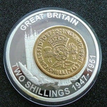 Load image into Gallery viewer, HISTORY OF BRITISH CURRENCY PROOF MEDALIONS &amp; COINS GOLD AND SILVER PLATED
