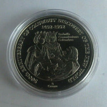 Load image into Gallery viewer, 1991 500th Anniv of Columbus Discovery of New World BUnc 5 Crown Coin + Capsule
