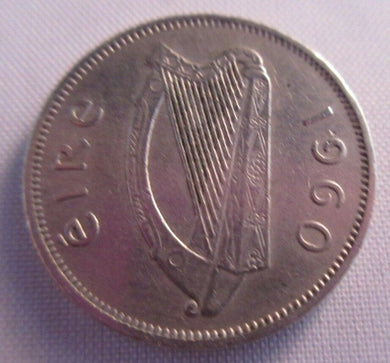 1960 IRELAND IRISH EIRE 6d SIXPENCE PRESENTED IN CLEAR FLIP